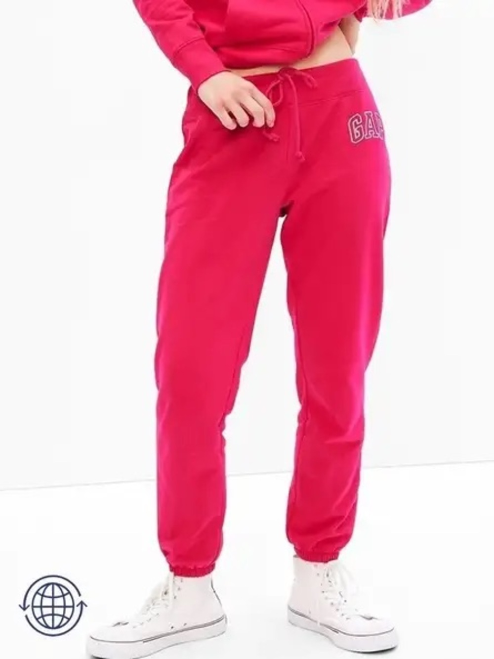 GAP Bright Pink Jogger Sweatpants MEDIUM